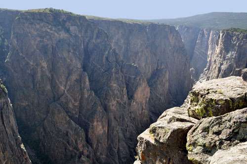 steep cliff at The Narrows