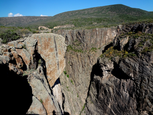 looking across the canyon by Balanaced Rock