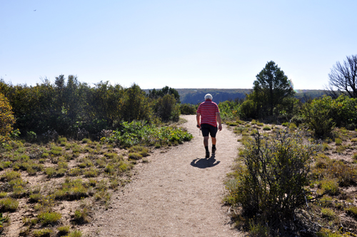 Lee Duquette at the Island Peaks trail