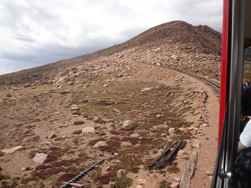 the tracks of the cog train