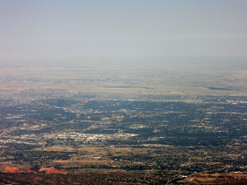 view from Pikes Peak