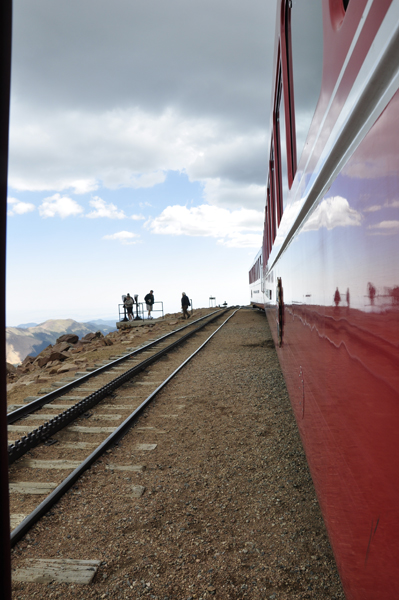 the Manitou cog train on Pikes Peak