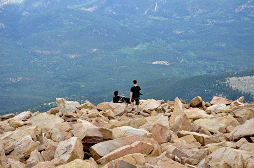 crazy people on Pikes Peak