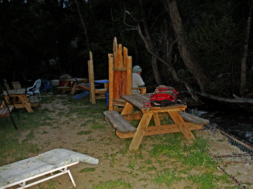 creek and picnic area