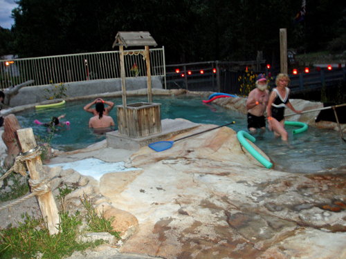 One of the cooler spa areas