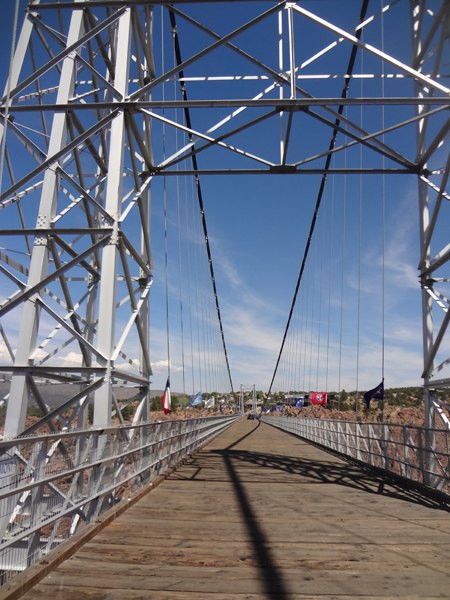 the Royal Gorge suspension bridge