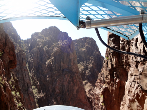 the Incline Railway making its descent