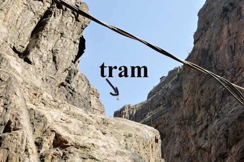 the aerial tram