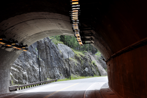 exiting the tunnel