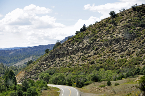 curvy road, mountain