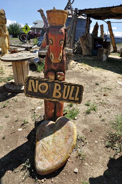 No Bull sculpture