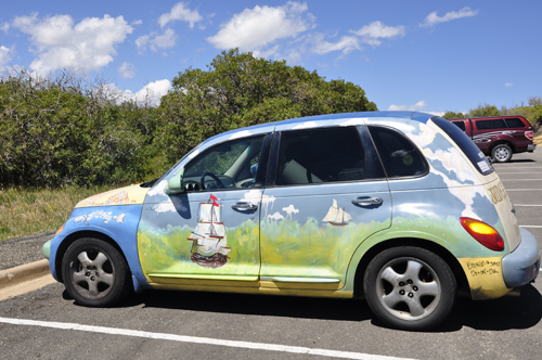 painted car