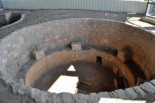 Badger house ruins