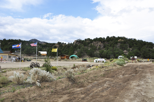 flags at KOA