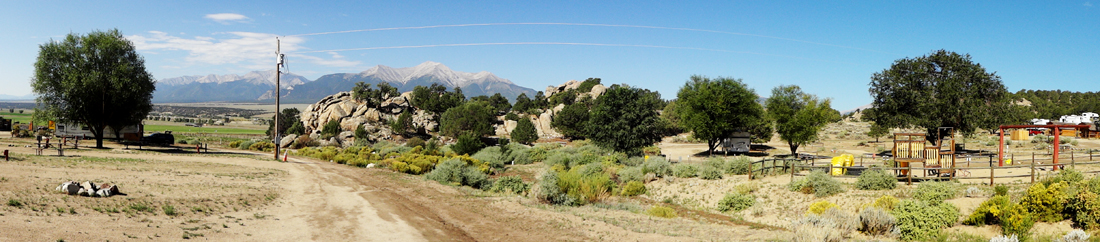 panorama of the KOA park