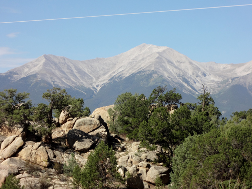 rocks and mountains at KOA