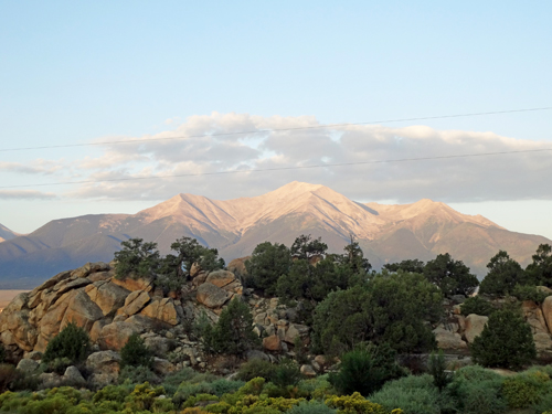 rocks and mountains at KOA