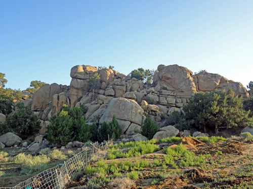 rocks and mountains at KOA