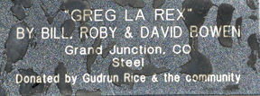 artist sign -  greg la rex