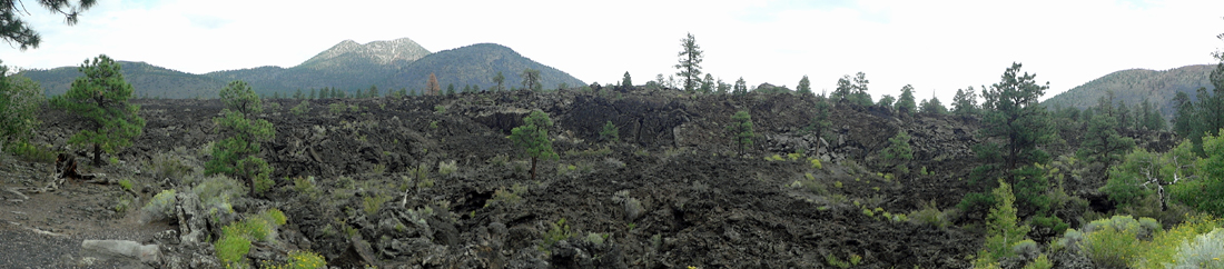 panorama from vista near Oak Creak Canyon