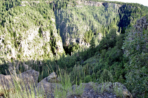 view from vista near Oak Creak Canyon