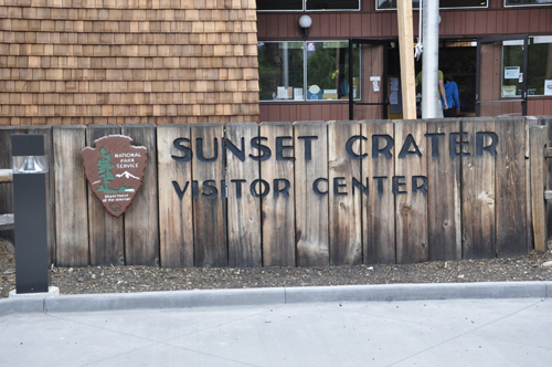 The Sunset Crater visitor center