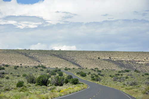 road exiting the National Monument