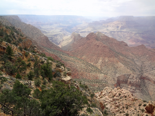 View from the Historical Watchtower at the Grand Canyon