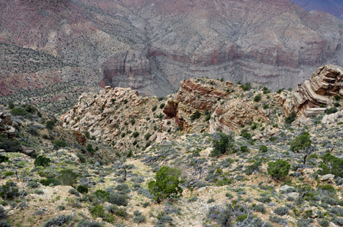 View from the Historical Watchtower at the Grand Canyon