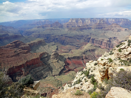 view of the Grand Canyon from Lipan Point