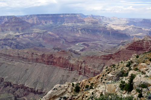 view of the Grand Canyon from Lipan Point