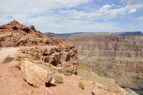 people on top of a nearby hill - Guano Point