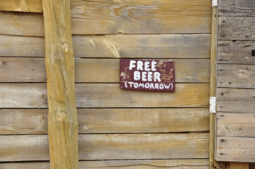 sign on a store at Hulapai Ranch