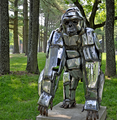 Mount Vernon's chrome gorilla