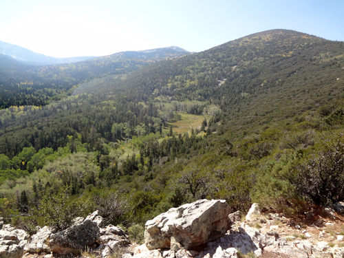 scenery at Mather Overlook at Great Basin National Park