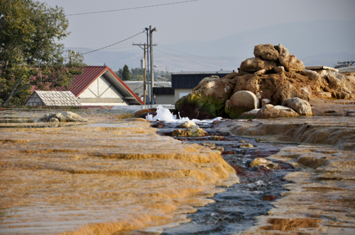 Soda Springs Geyser in Idaho