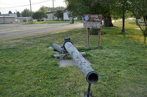 Hydraulic  Monitor at Geyser Park