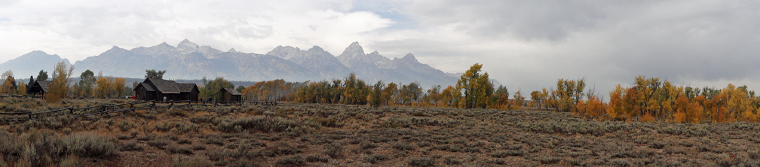 the Grand Tetons Mountain Range