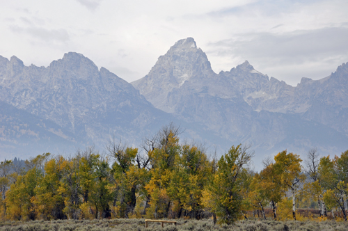 the Grand Tetons Mountain Range