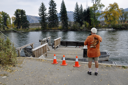 Lee Duquette at Menor's Ferry