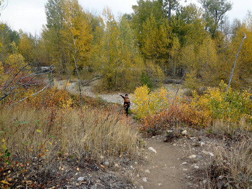 Karen Duquette down in Cottonwood Creek