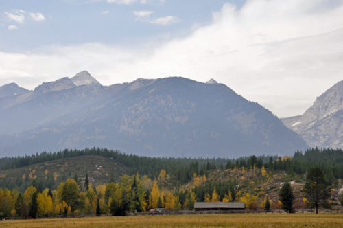 the Tetons