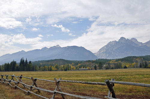 the Tetons