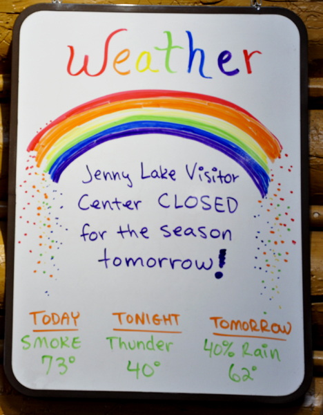 weather at Grand Teton