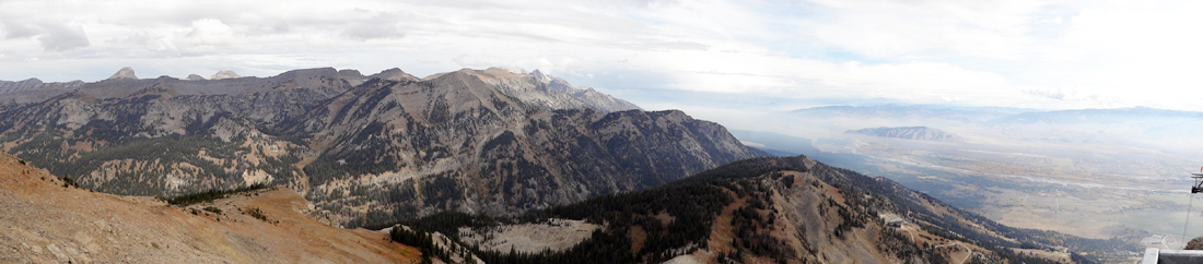 panorama of the mountains