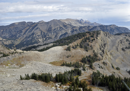 view from Jackson Hole mountain