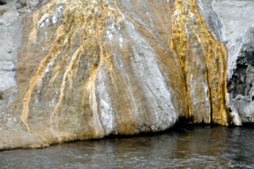 The runoff behind Chinese Springs and Blue Star Spring