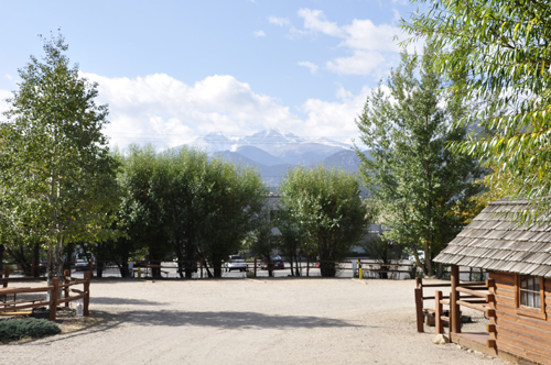 looking toward the front of the park.