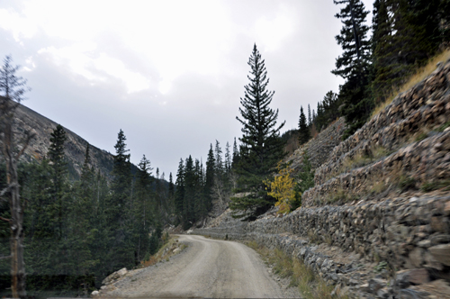 good thing it is a one-way road