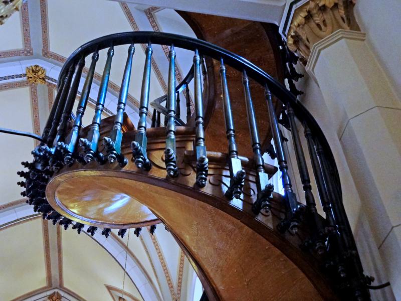 the miraculous spiral staircase at Loretta Chapel